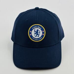 Chelsea Football Soccer Club Hat Official Core Crest Patch Cap Hook Loop Adult